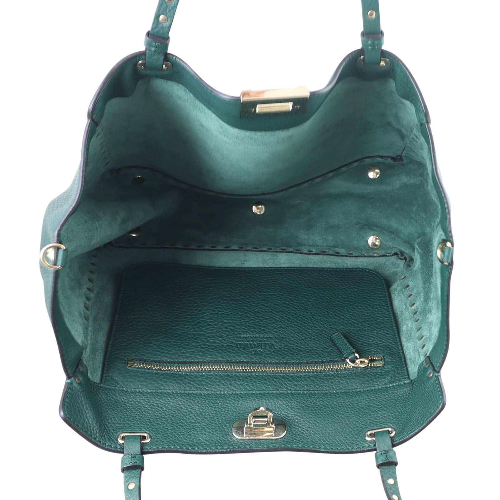 Valentino Rockstud Medium Tote Whole interior
