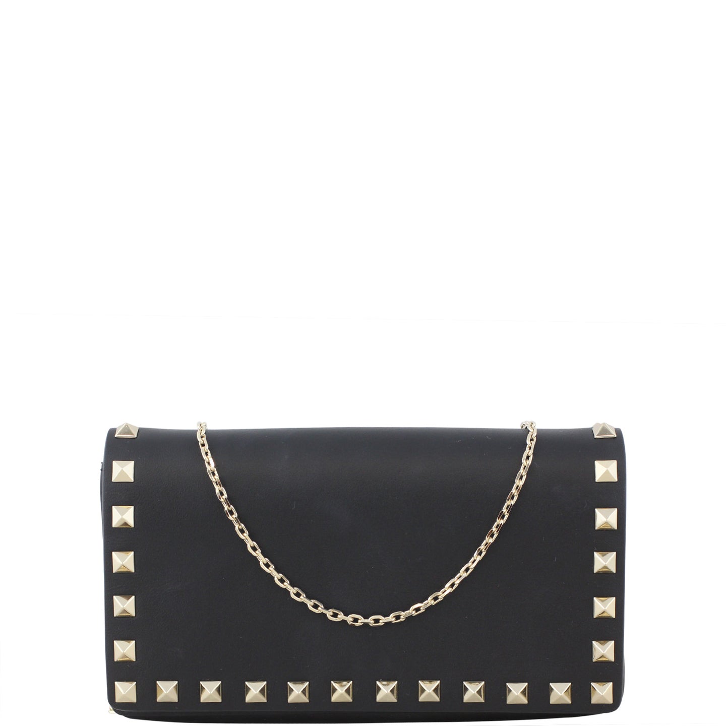 Valentino Rockstud Mini Crossbody Chain Bag Front Strap
