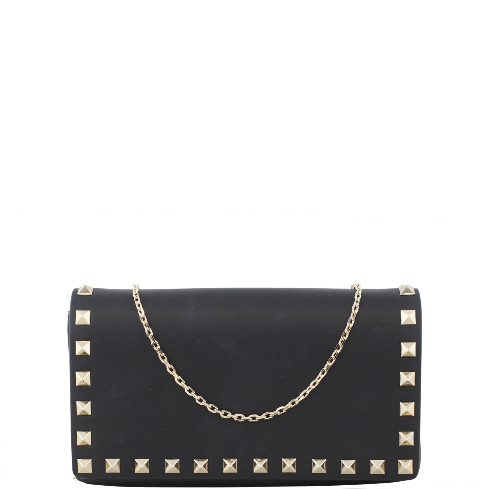 Valentino Rockstud Mini Crossbody Chain Bag Front Strap