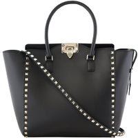 Valentino Rockstud Pagoda Tote Medium Front Strap