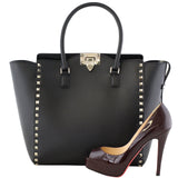 Valentino Rockstud Pagoda Tote Medium Scale