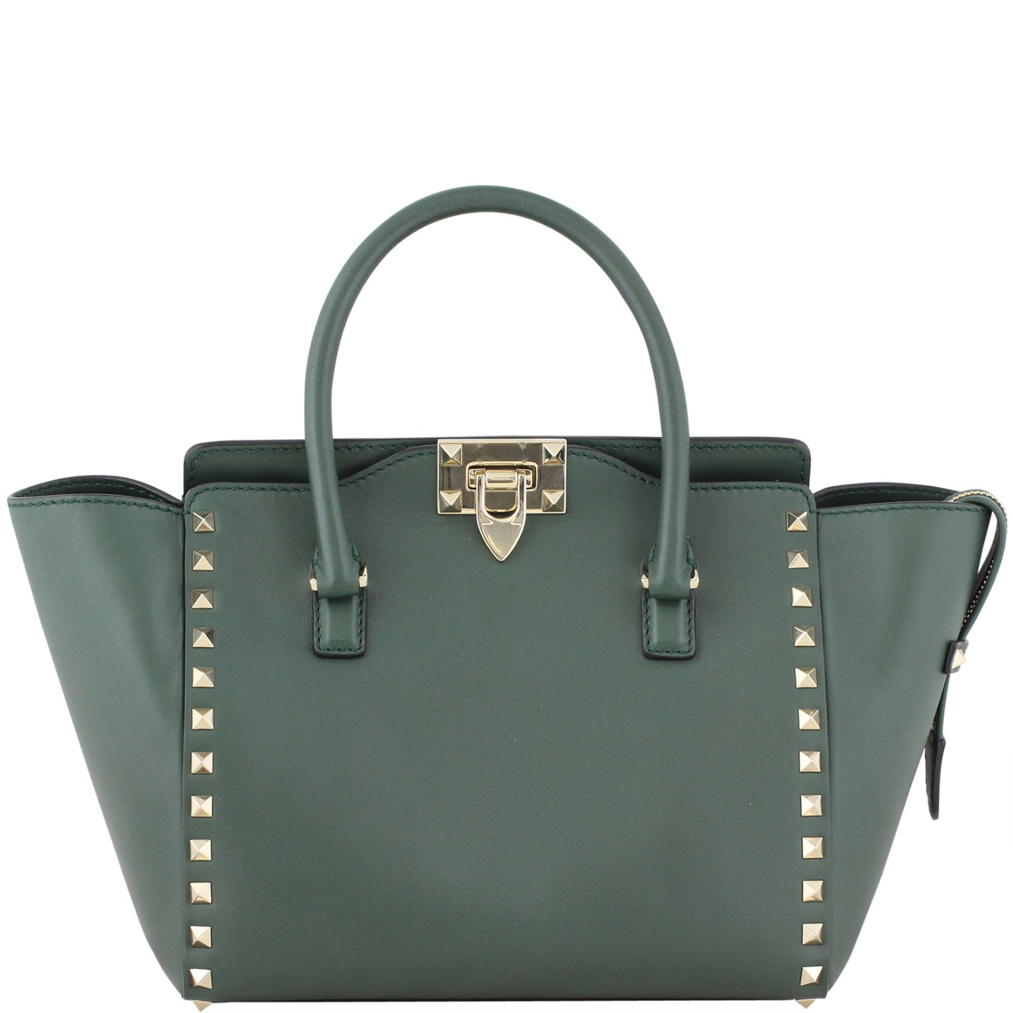 Valentino Rockstud Pagoda Tote Small Front