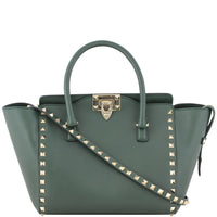 Valentino Rockstud Pagoda Tote Small Front