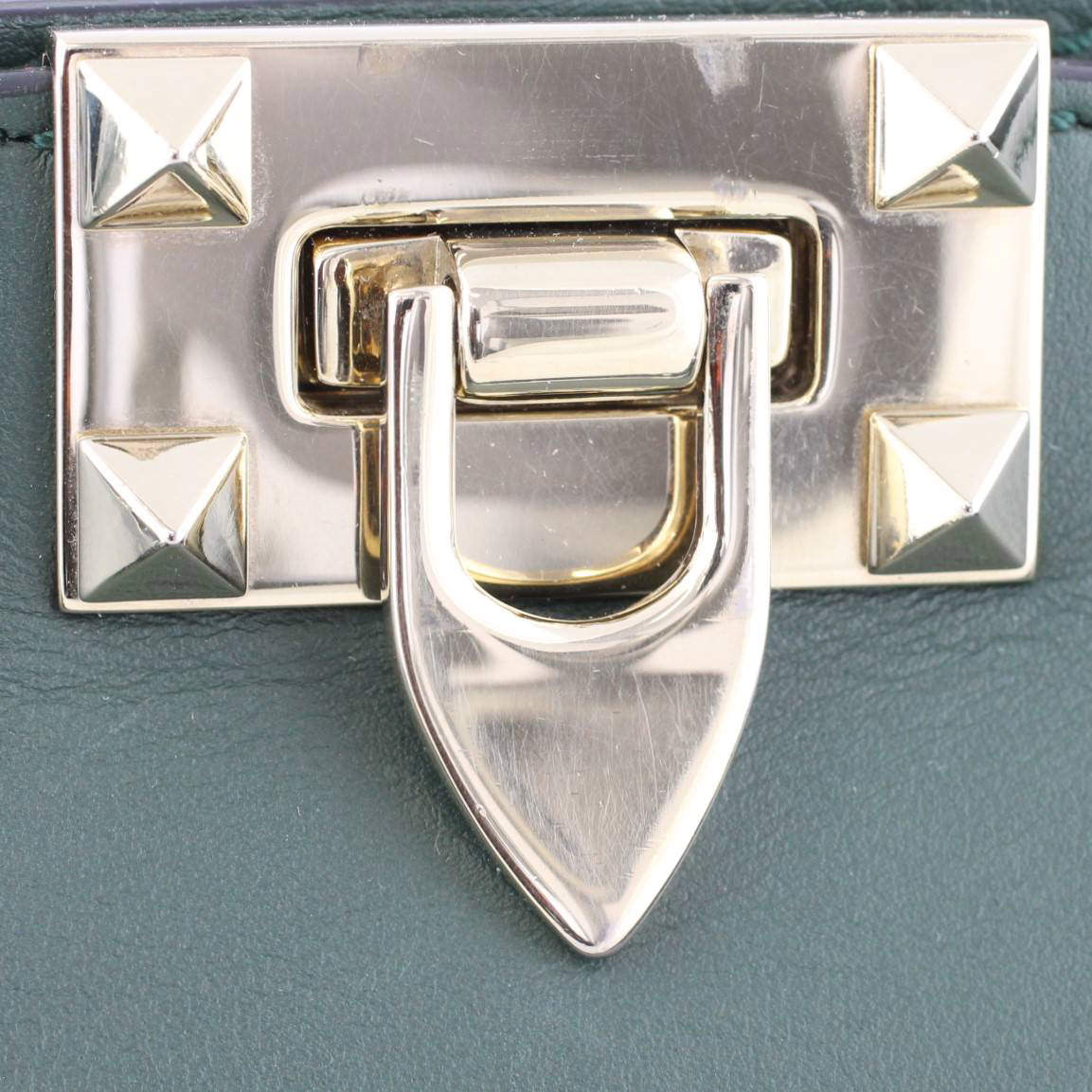 Valentino Rockstud Pagoda Tote Small Lock