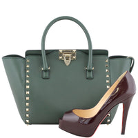 Valentino Rockstud Pagoda Tote Small Scale