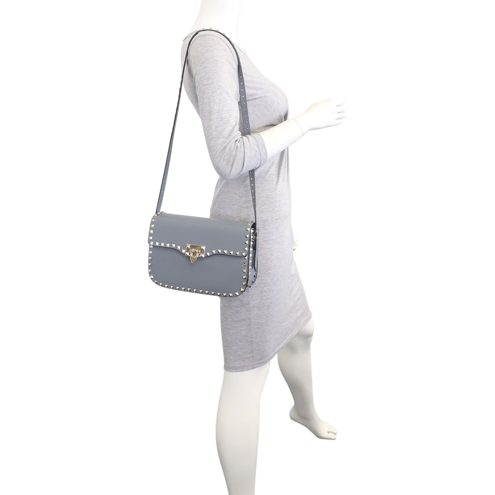 Valentino Rockstud Shoulder Bag Medium Mannequin