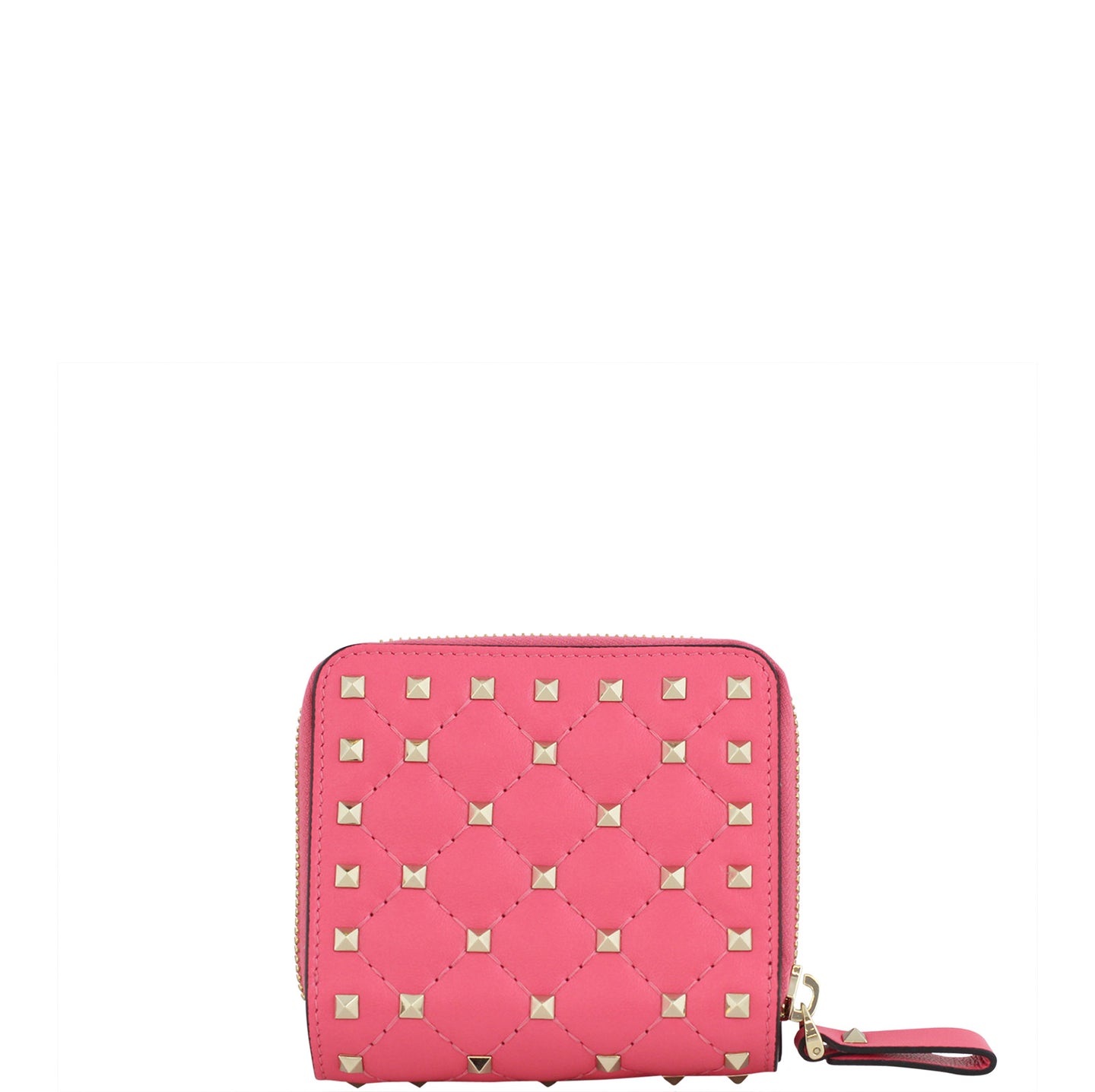 Valentino Rockstud Spike Compact Wallet Front