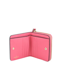 Valentino Rockstud Spike Compact Wallet Interior