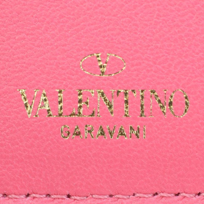 Valentino Rockstud Spike Compact Wallet Stamp