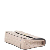 Valentino Rockstud Spike Medium Shoulder Bag Corner
