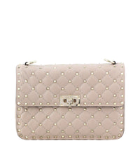 Valentino Rockstud Spike Medium Shoulder Bag Front