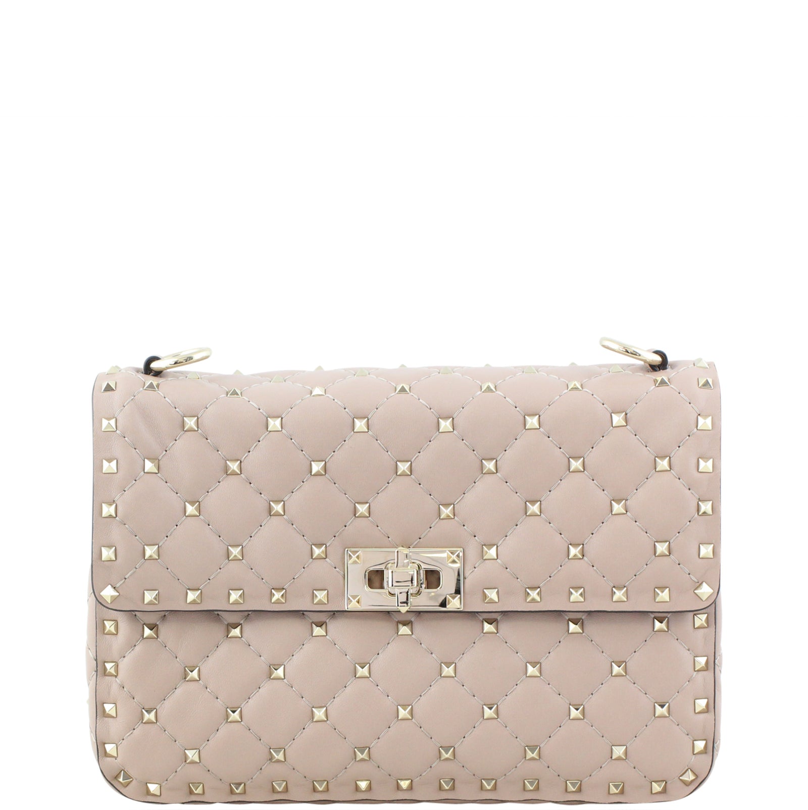 Valentino Rockstud Spike Medium Shoulder Bag Front