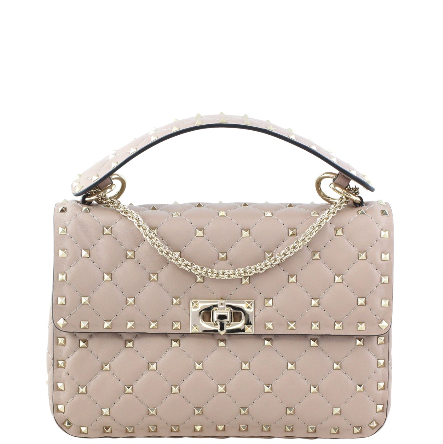 Valentino Rockstud Spike Medium Shoulder Bag Front