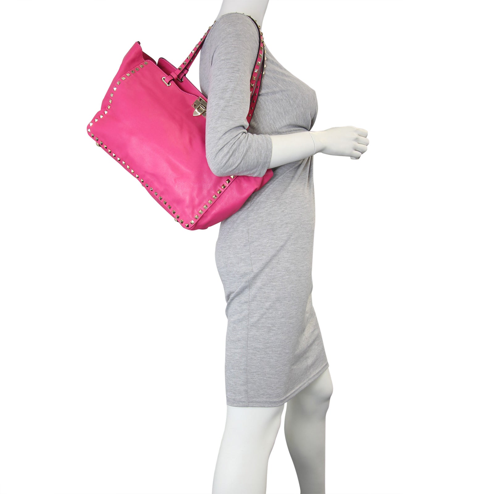 Valentino Rockstud Medium Tote Mannequin