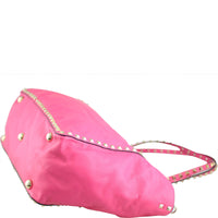 Valentino Rockstud Medium Tote Corner