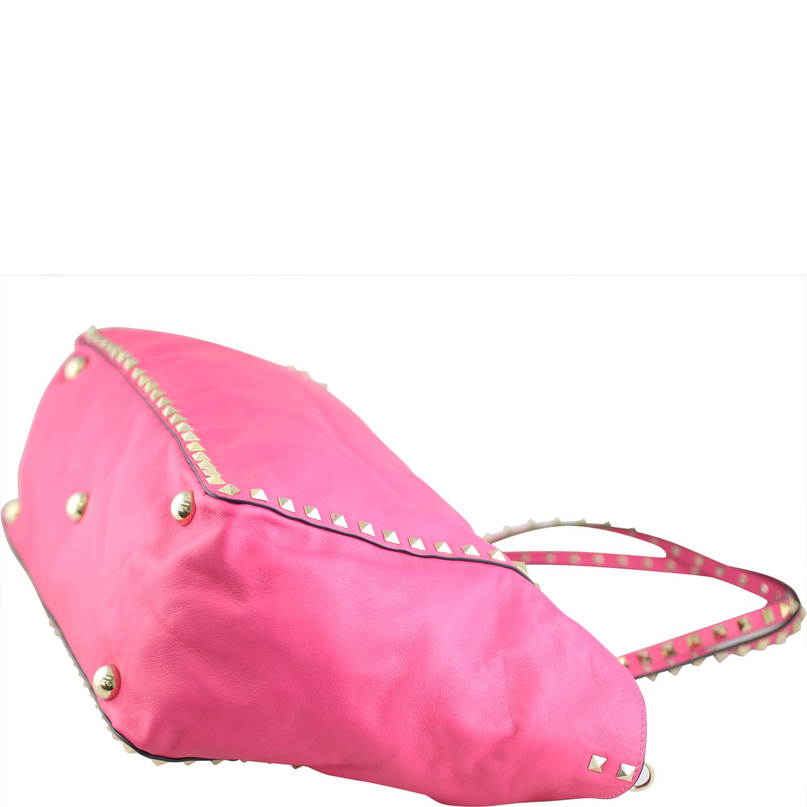 Valentino Rockstud Medium Tote Corner