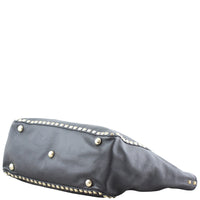 Valentino Rockstud Medium Tote Corner