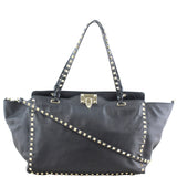 Valentino Rockstud Medium Tote Front Strap