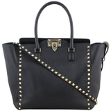 Valentino Rockstud Pagoda Tote Front Strap
