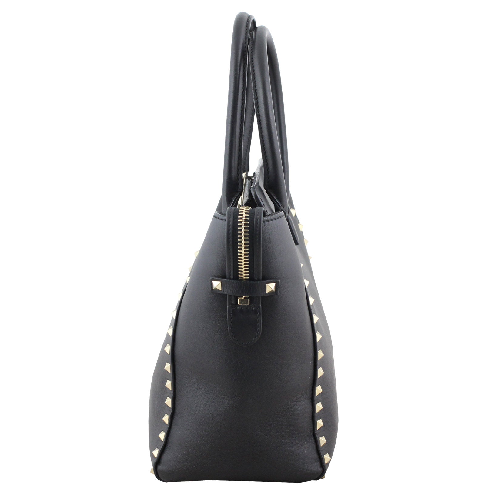 Valentino Rockstud Pagoda Tote Left