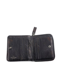 Valentino Rockstud Compact Wallet Interior