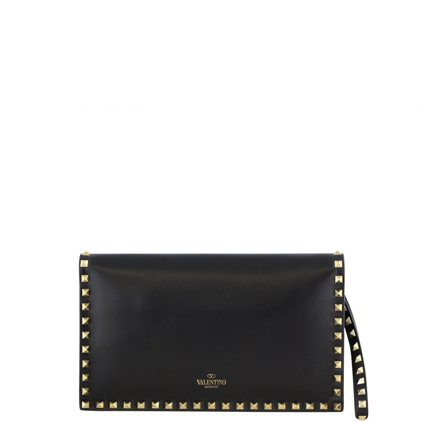 Valentino Rockstud Wristlet Clutch Back