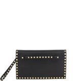 Valentino Rockstud Wristlet Clutch Front