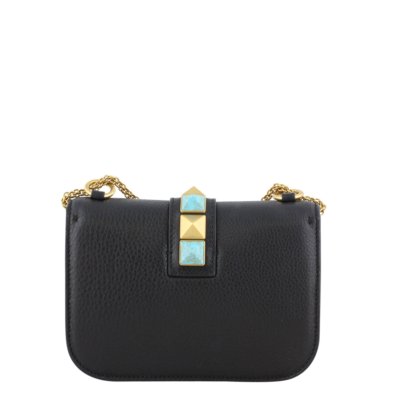 Valentino Rockstud Small Lock Shoulder Bag back