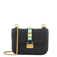 Valentino Rockstud Small Lock Shoulder Bag front