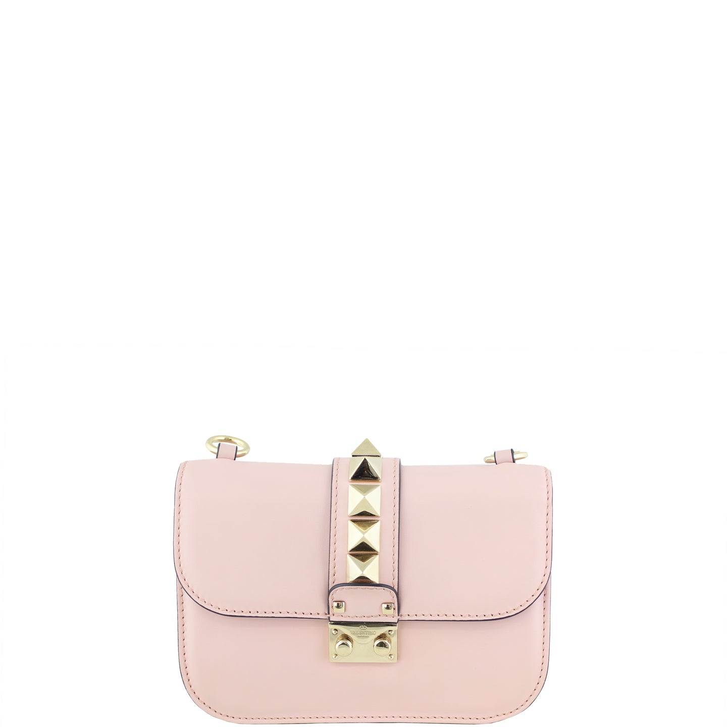 Valentino Small Lock Shoulder Bag Front