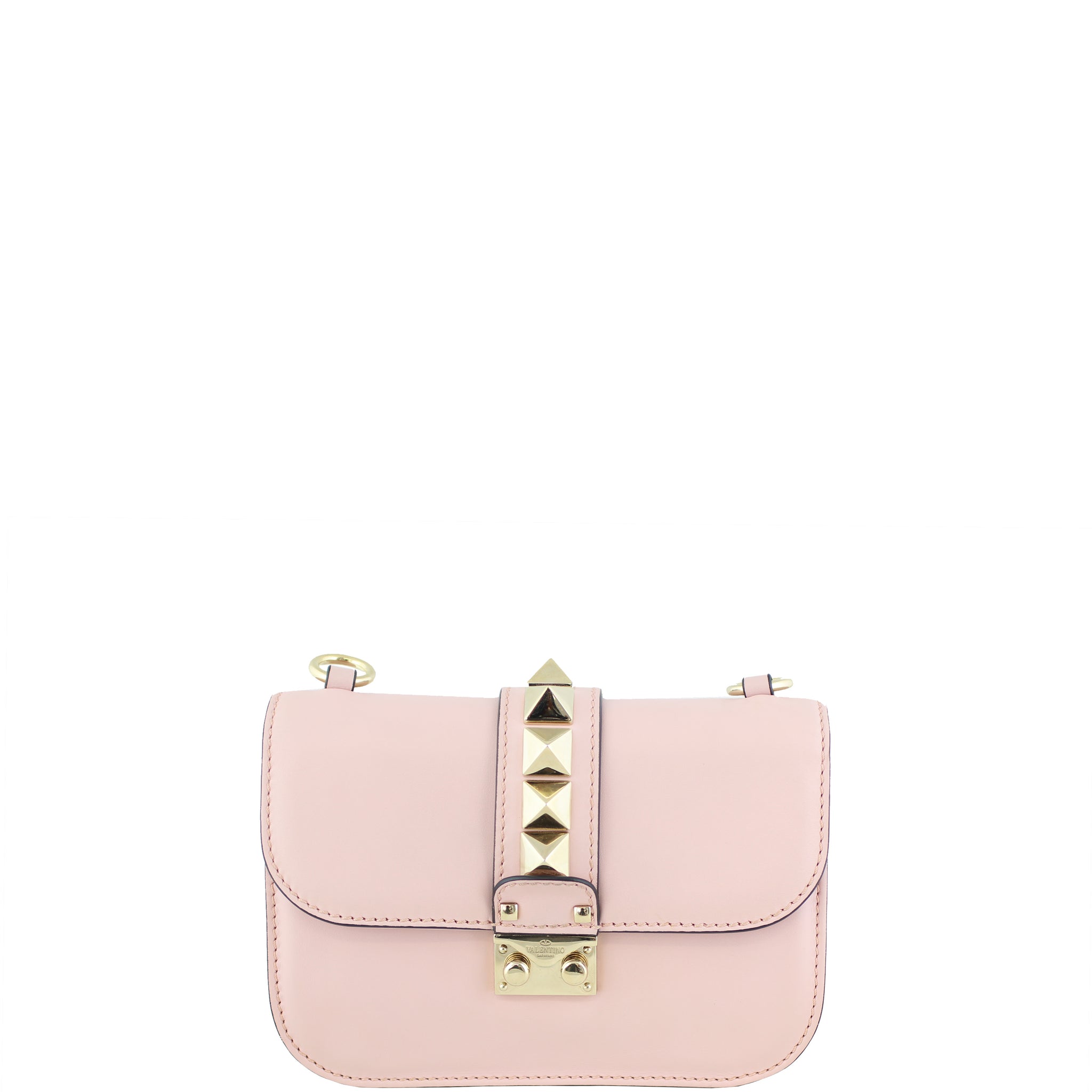Valentino Small Lock Shoulder Bag Front