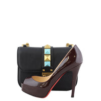 Valentino Rockstud Small Lock Shoulder Bag shoe