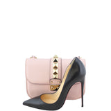 Valentino Small Lock Shoulder Bag Scale