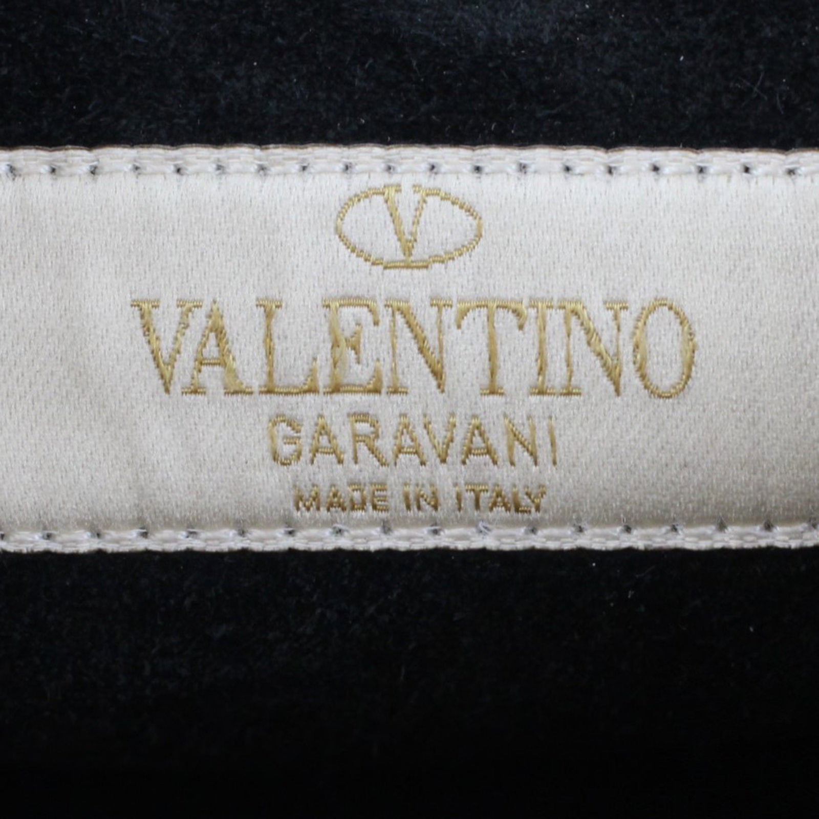 Valentino Rockstud Small Lock Shoulder Bag interior stamp