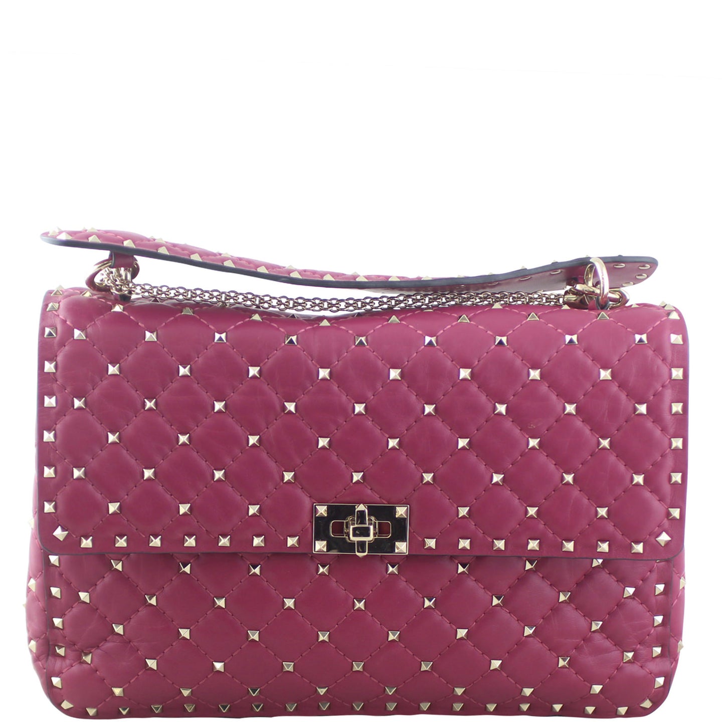 Valentino Spike Rockstud Shoulder Bag Front