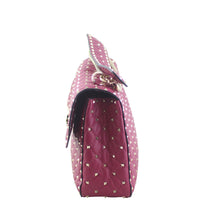 Valentino Spike Rockstud Shoulder Bag Left