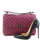 Valentino Spike Rockstud Shoulder Bag Scale