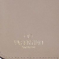 Valentino Rockstud Zip Around French Wallet Stamp