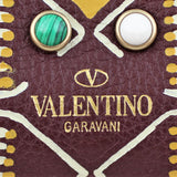 Valentino Tribal Hand-Painted Mini Flap Bag Exterior
