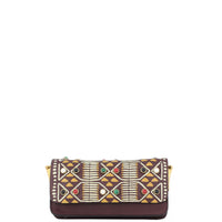 Valentino Tribal Hand-Painted Mini Flap Bag Front
