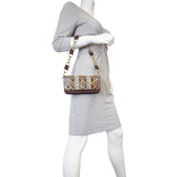 Valentino Tribal Hand-Painted Mini Flap Bag Mannequin