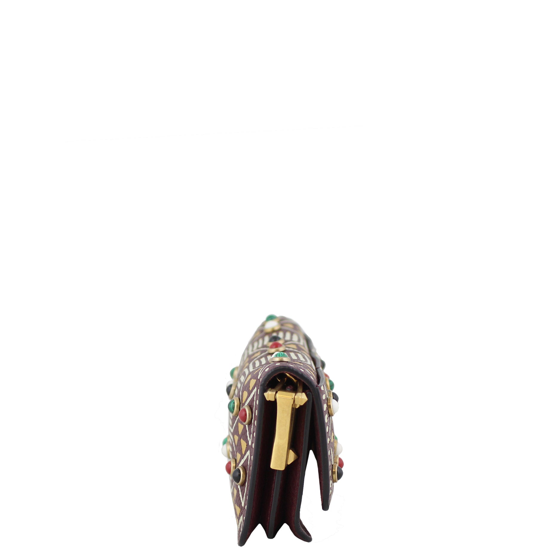 Valentino Tribal Hand-Painted Mini Flap Bag Right