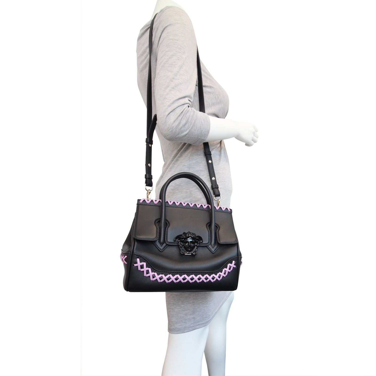 Versace Palazzo Empire Cross-Stitch Bag Mannequin