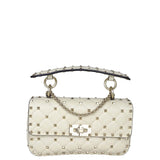 Valentino Rockstud Spike Small Shoulder Bag Front with Strap
