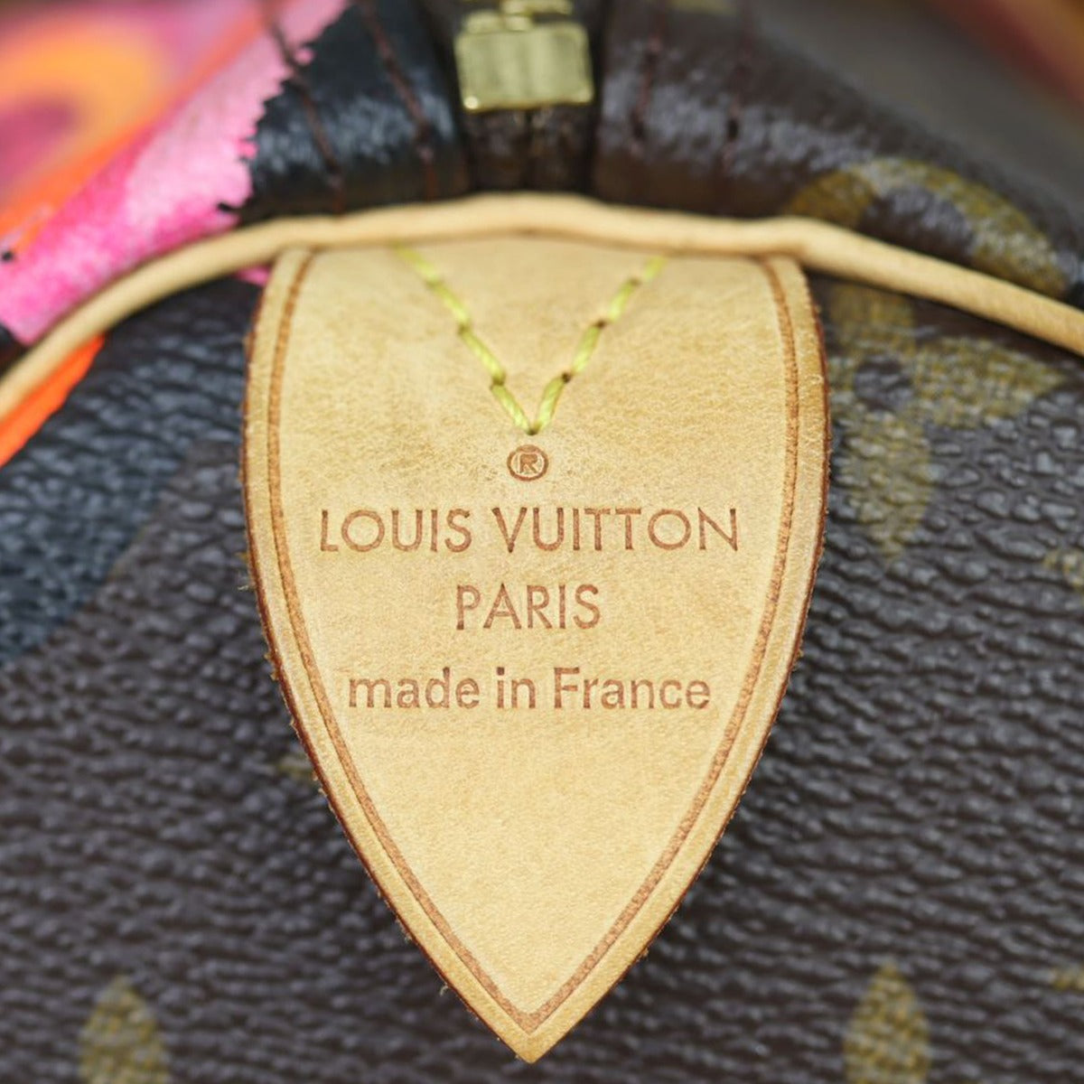 Louis Vuitton Speedy 30 Monogram Roses Limited Edition Stamp
