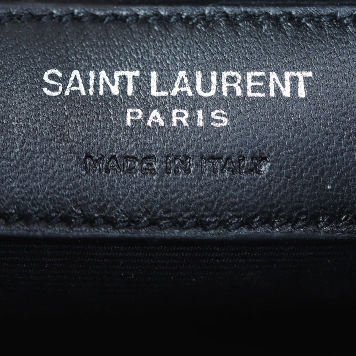 Saint Laurent Matelasse Monogram Mini Pouch Stamp
