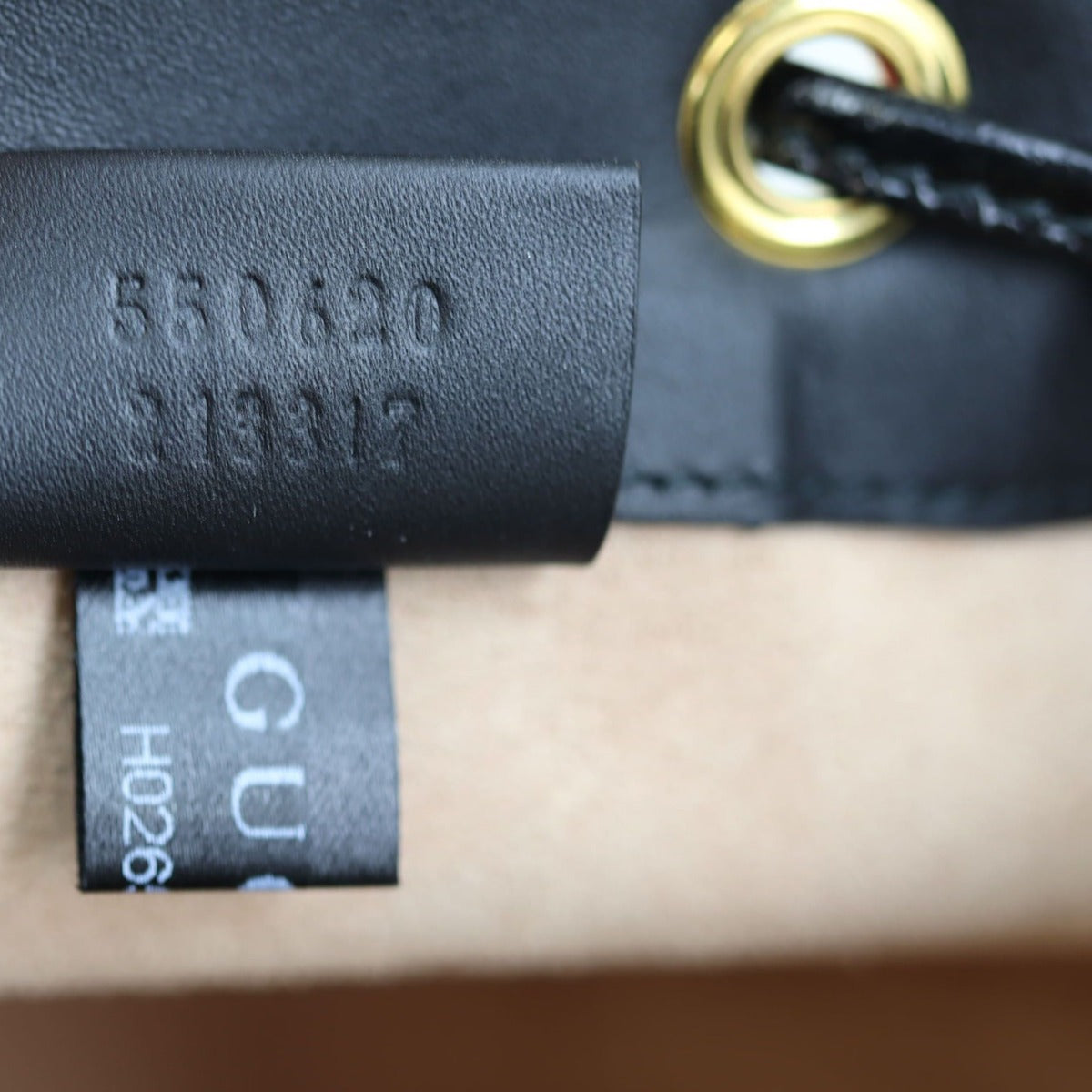 Gucci Ophidia Suede Bucket Bag Mini Date code
