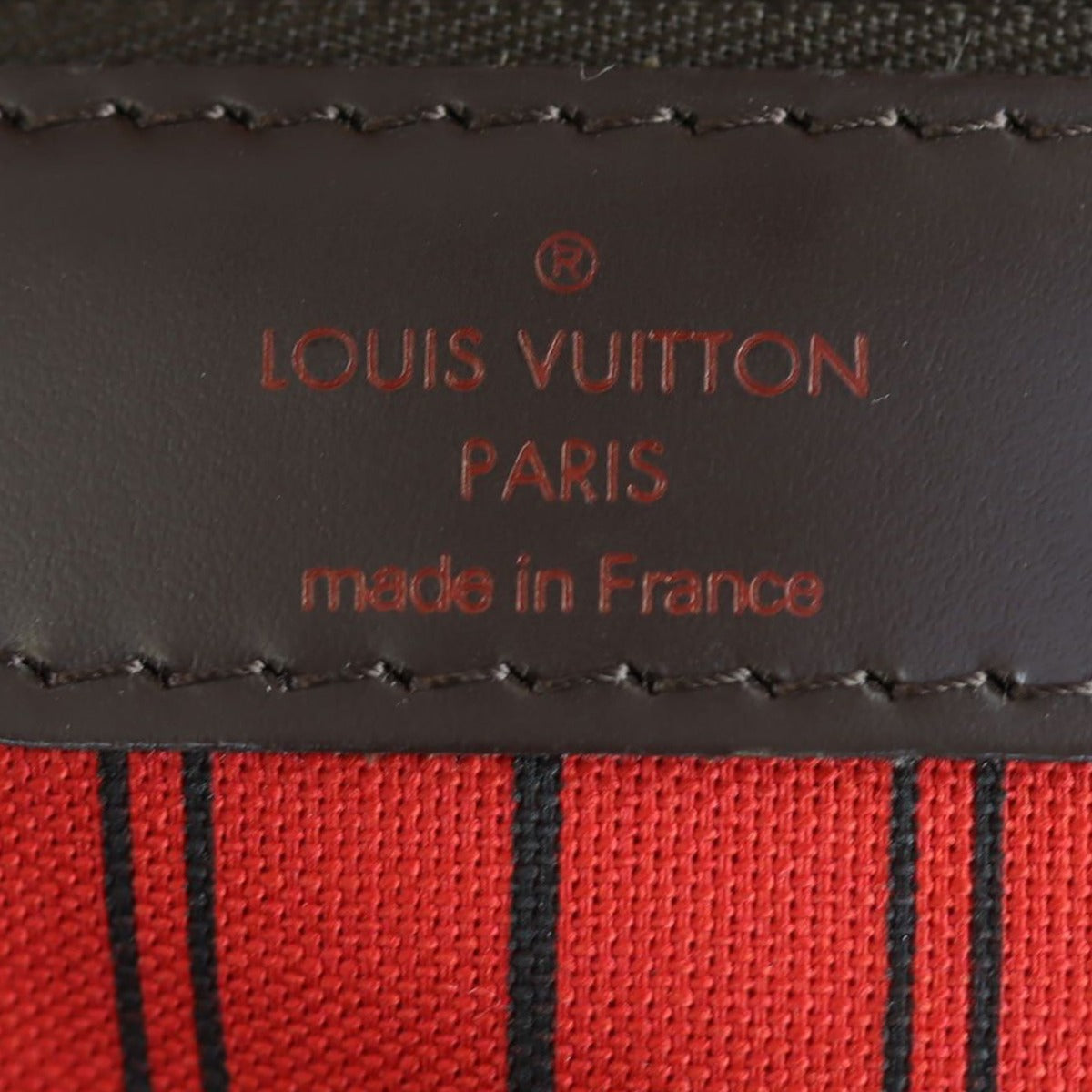 Louis Vuitton Neverfull GM Damier Ebene Stamp
