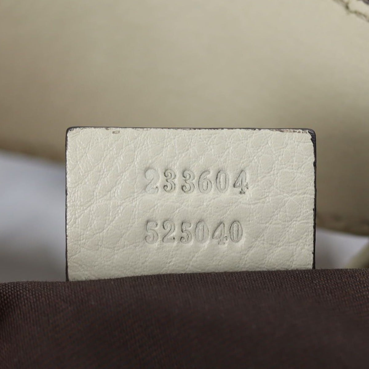 Gucci GG Canvas New Ladies Web Hobo Date code


