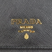 Prada Saffiano Metal Wallet on Strap Hardware
